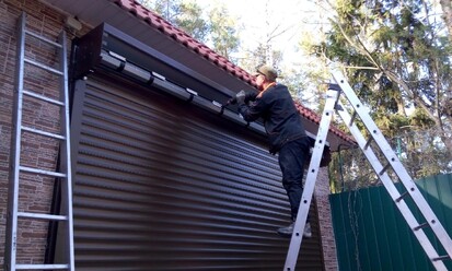 Установка рольставней